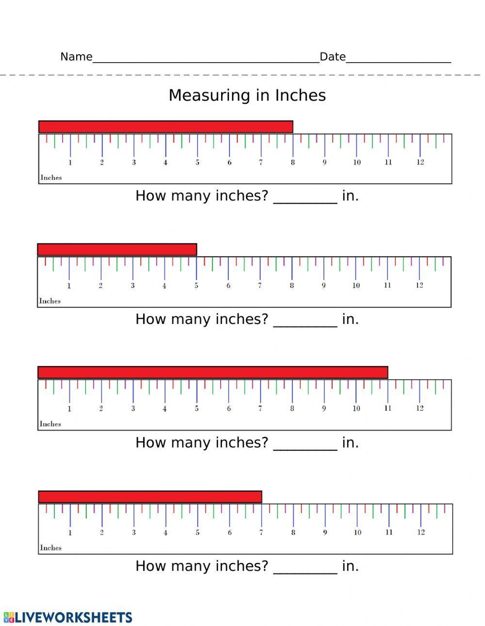 Measuring in Inches