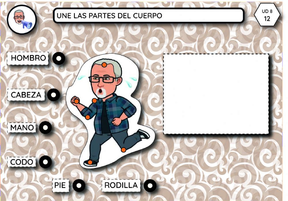 Une partes del cuerpo (8-12)