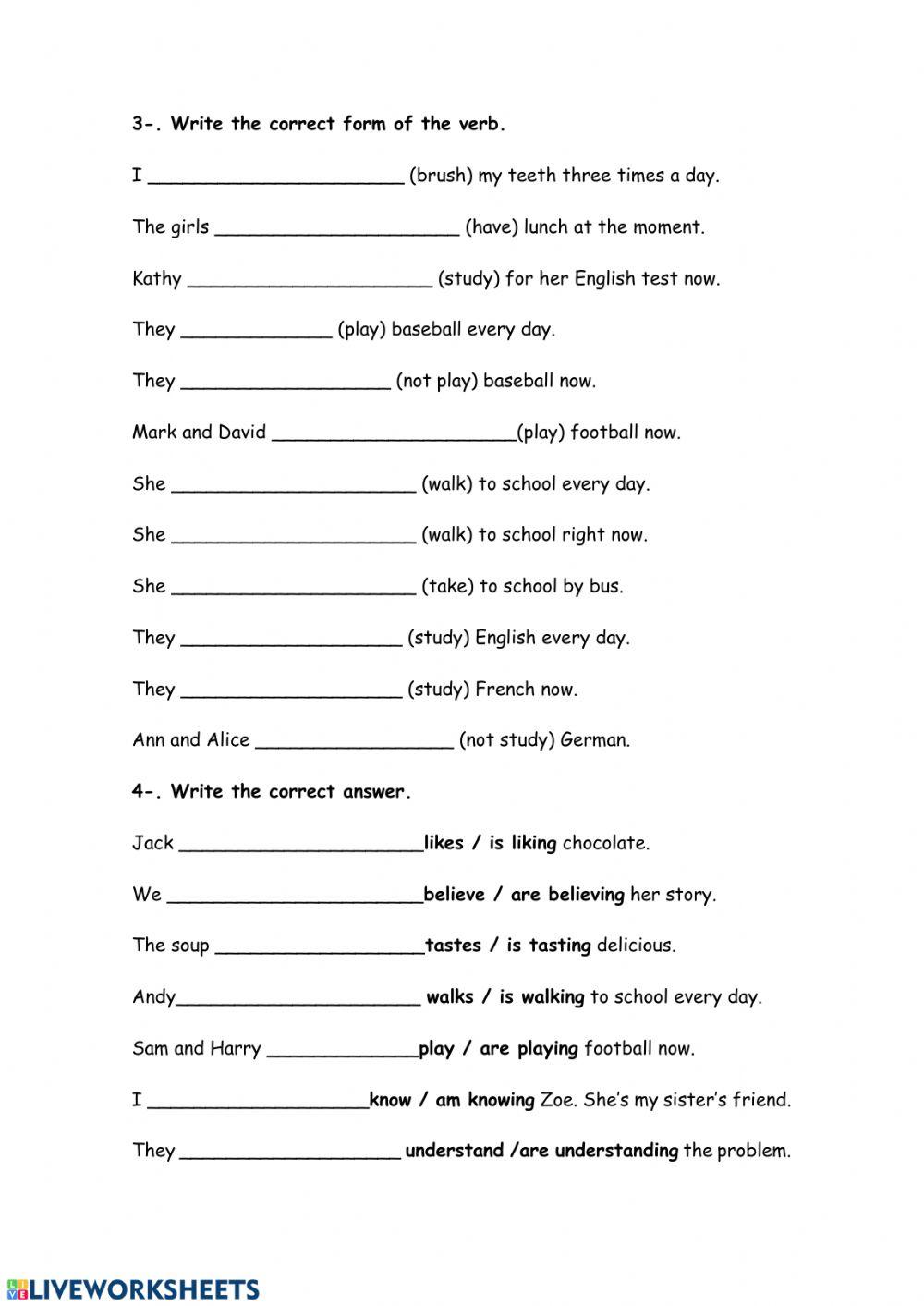 P.Simple and Continuous 2