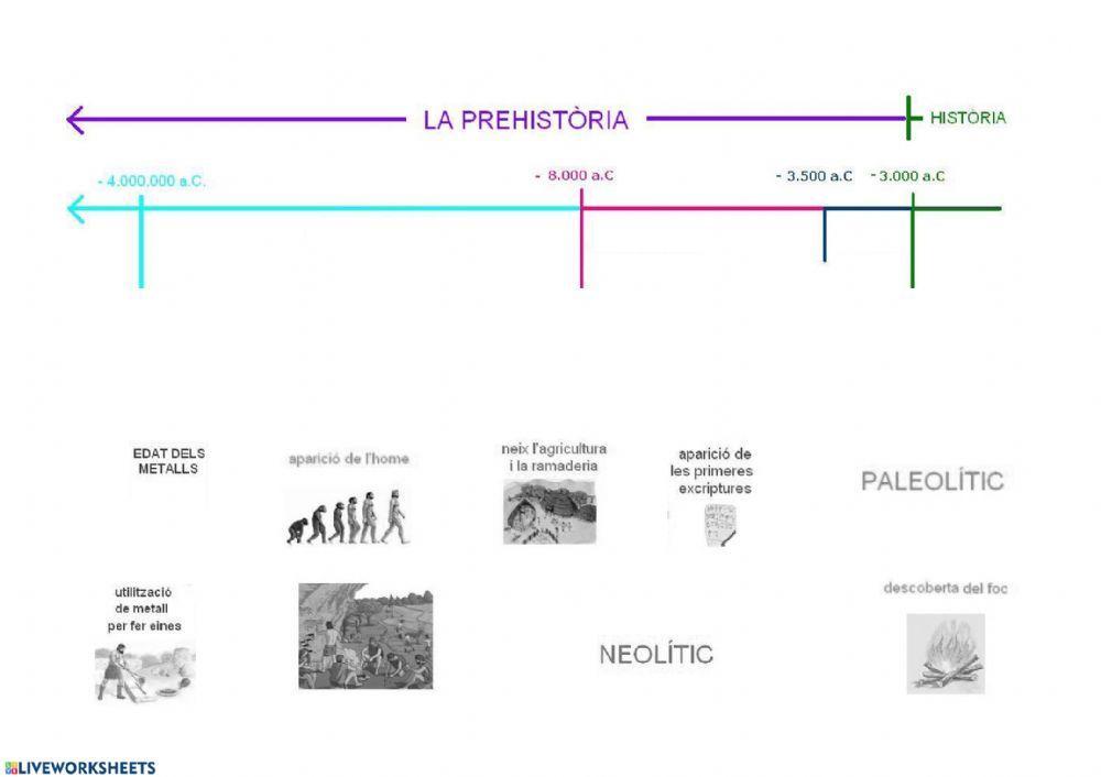 Linea del temps Prehistòria