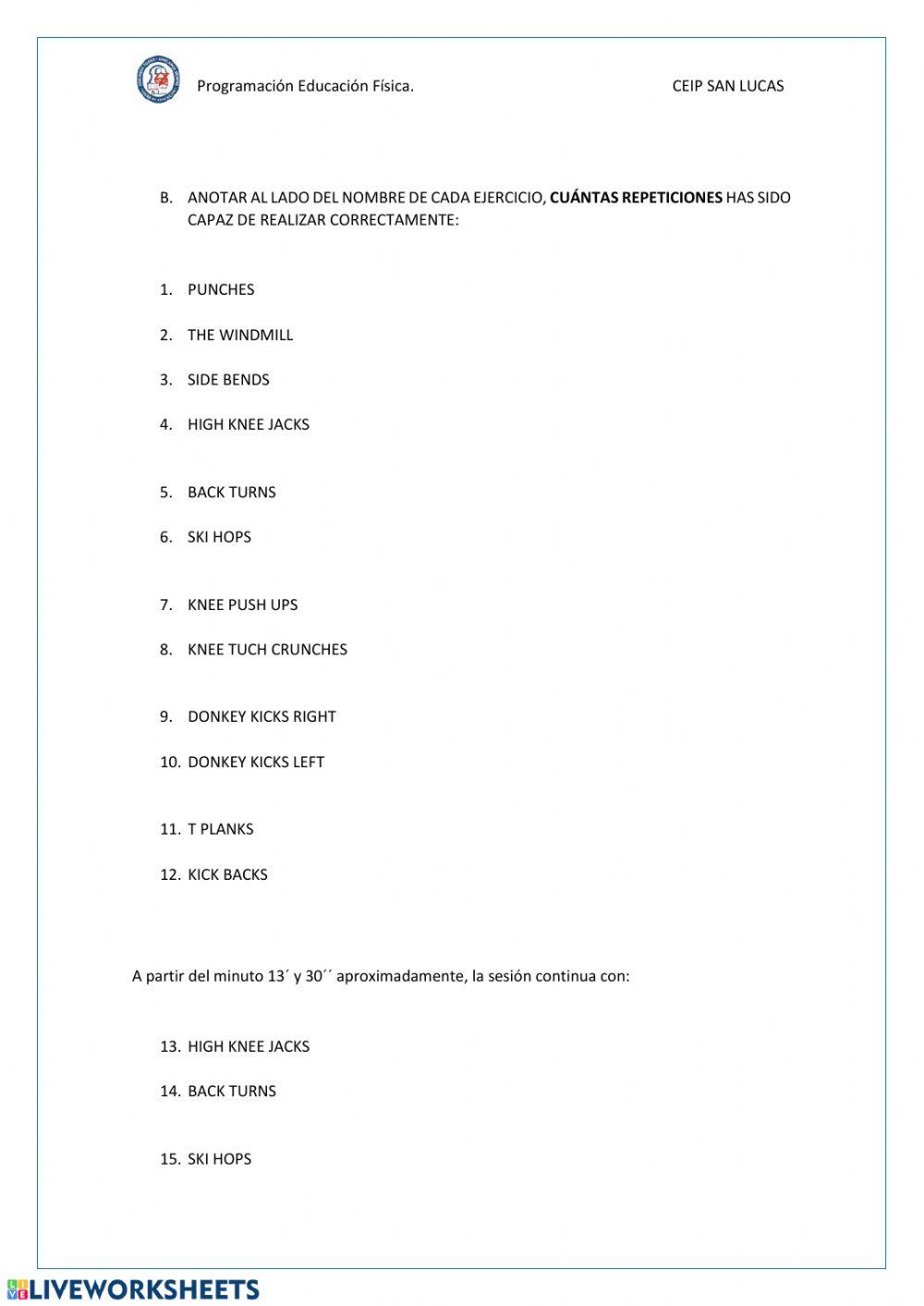 En casa, pero en forma I