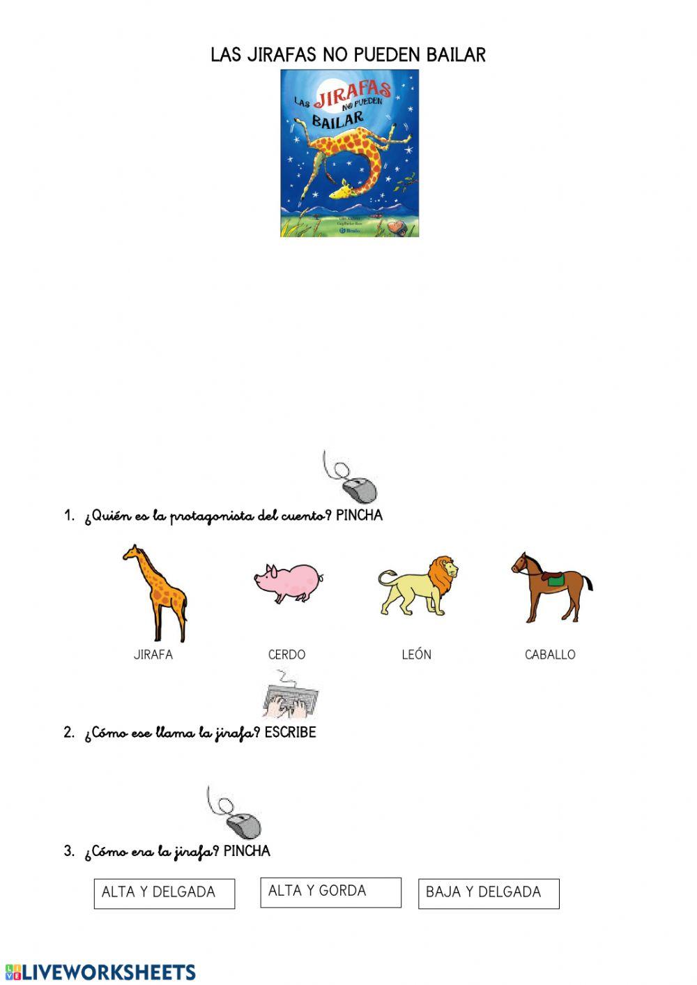 Comprensión lectora cuento