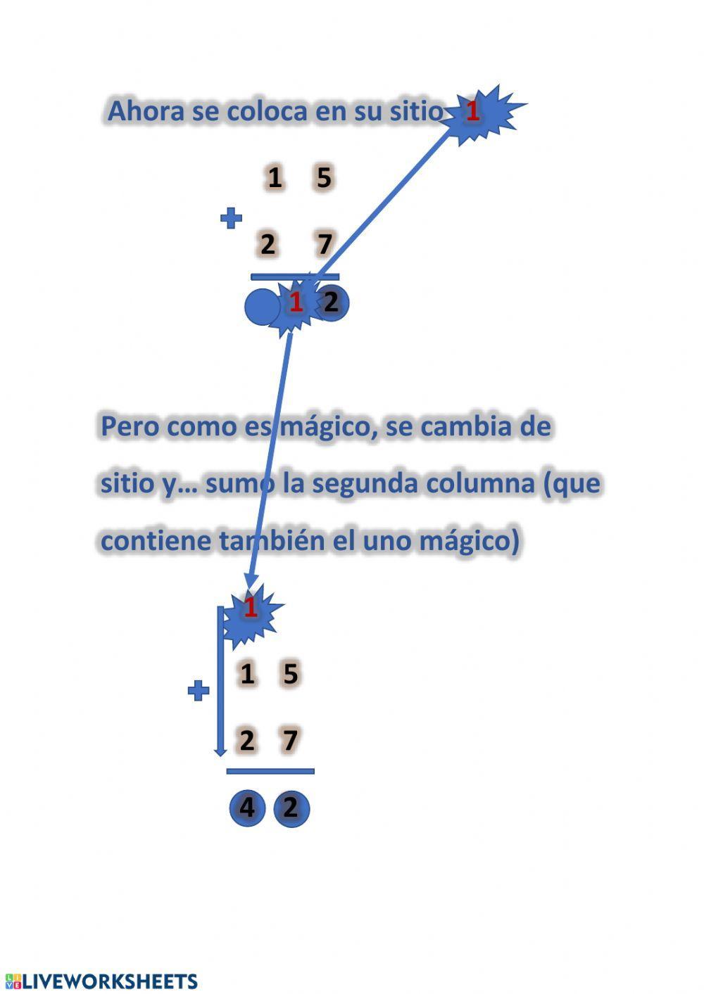 El uno mágico de la suma