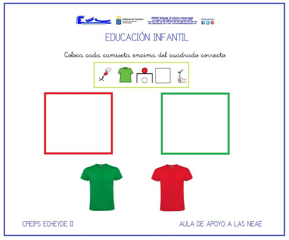 Asociar color-camiseta 6