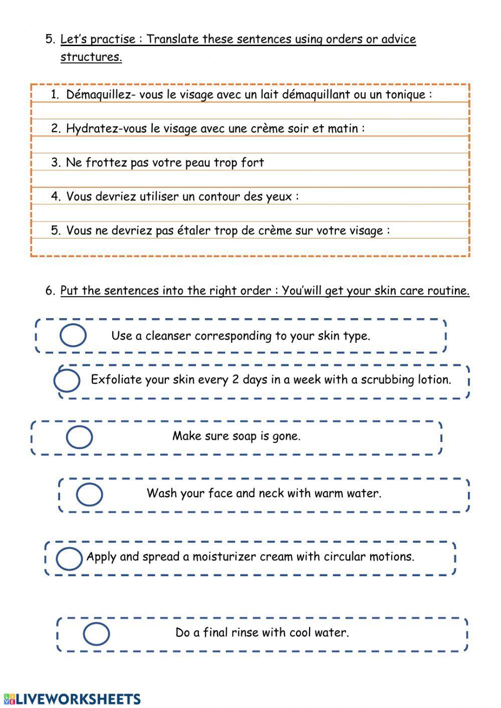 My skin care routine