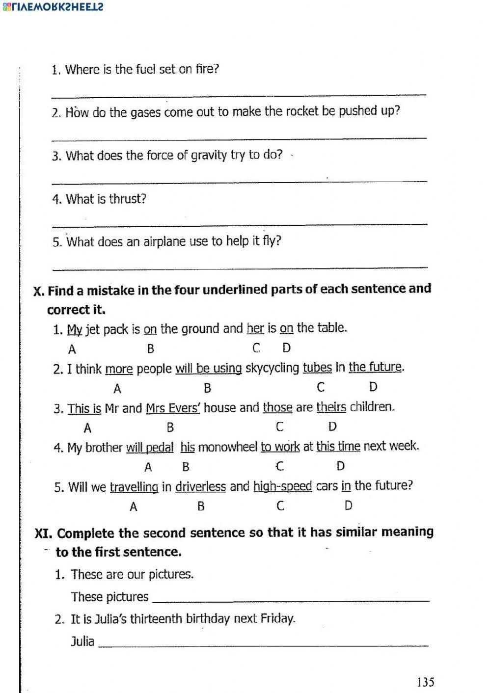 G7 - UNIT 11 - Travelling in the future