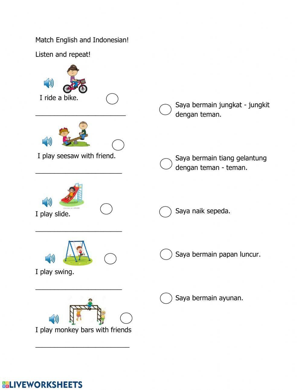 Play ground and holiday