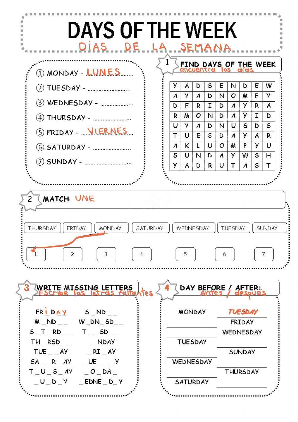 days-of-the-week-online-worksheet-for-grade-live-worksheets