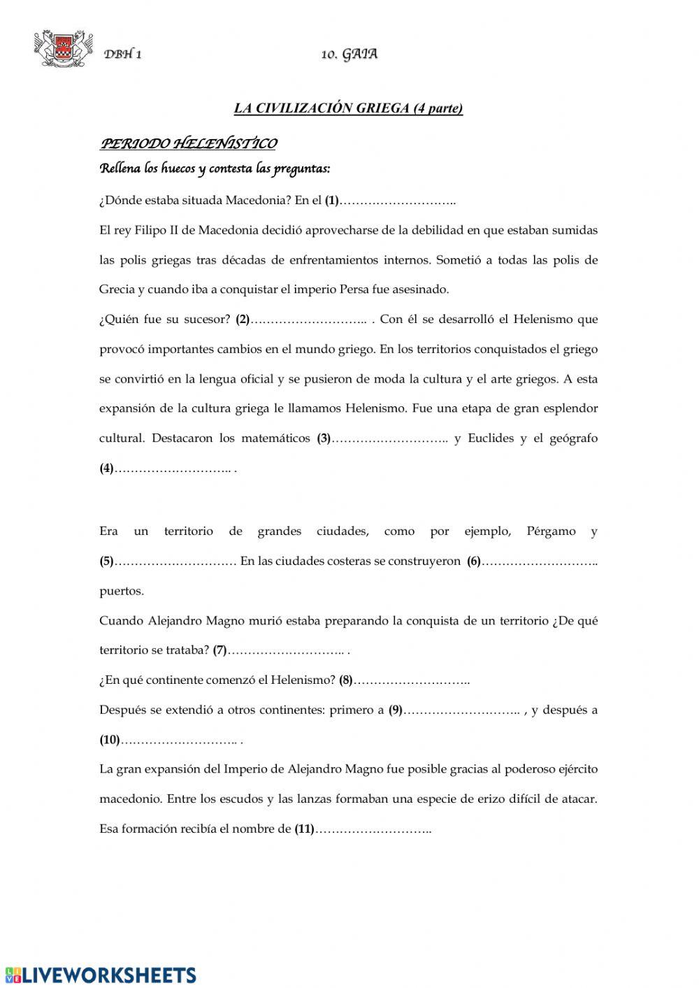 (1 ESO) La civilización griega (4)