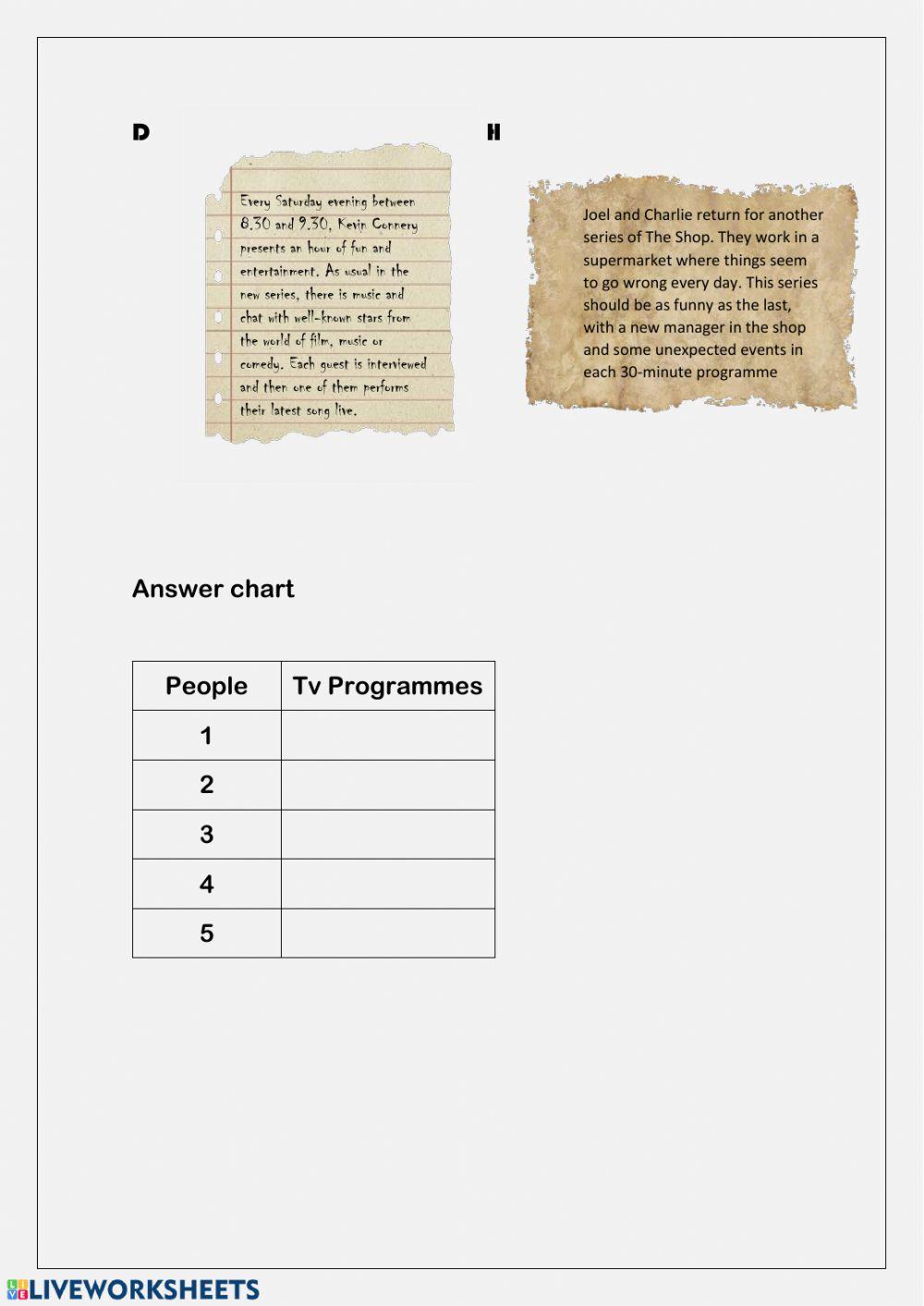 Reading comprenhension