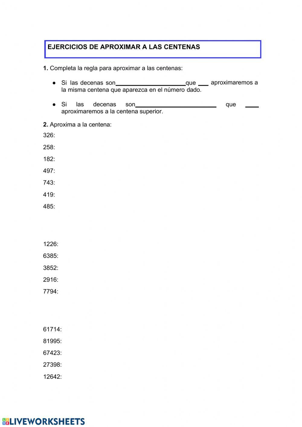 Aproxima a la centena