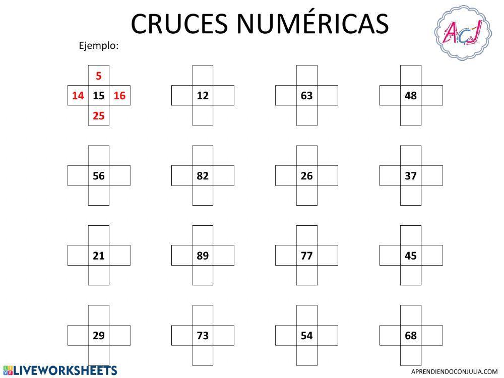 Cruces numéricas