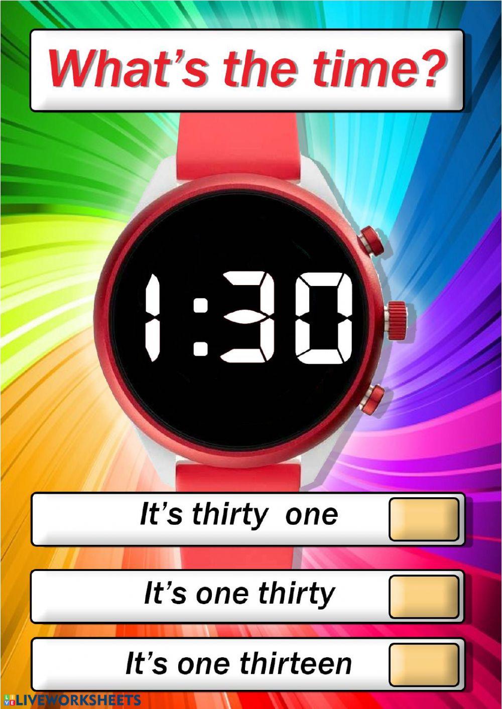 Digital watch - clock