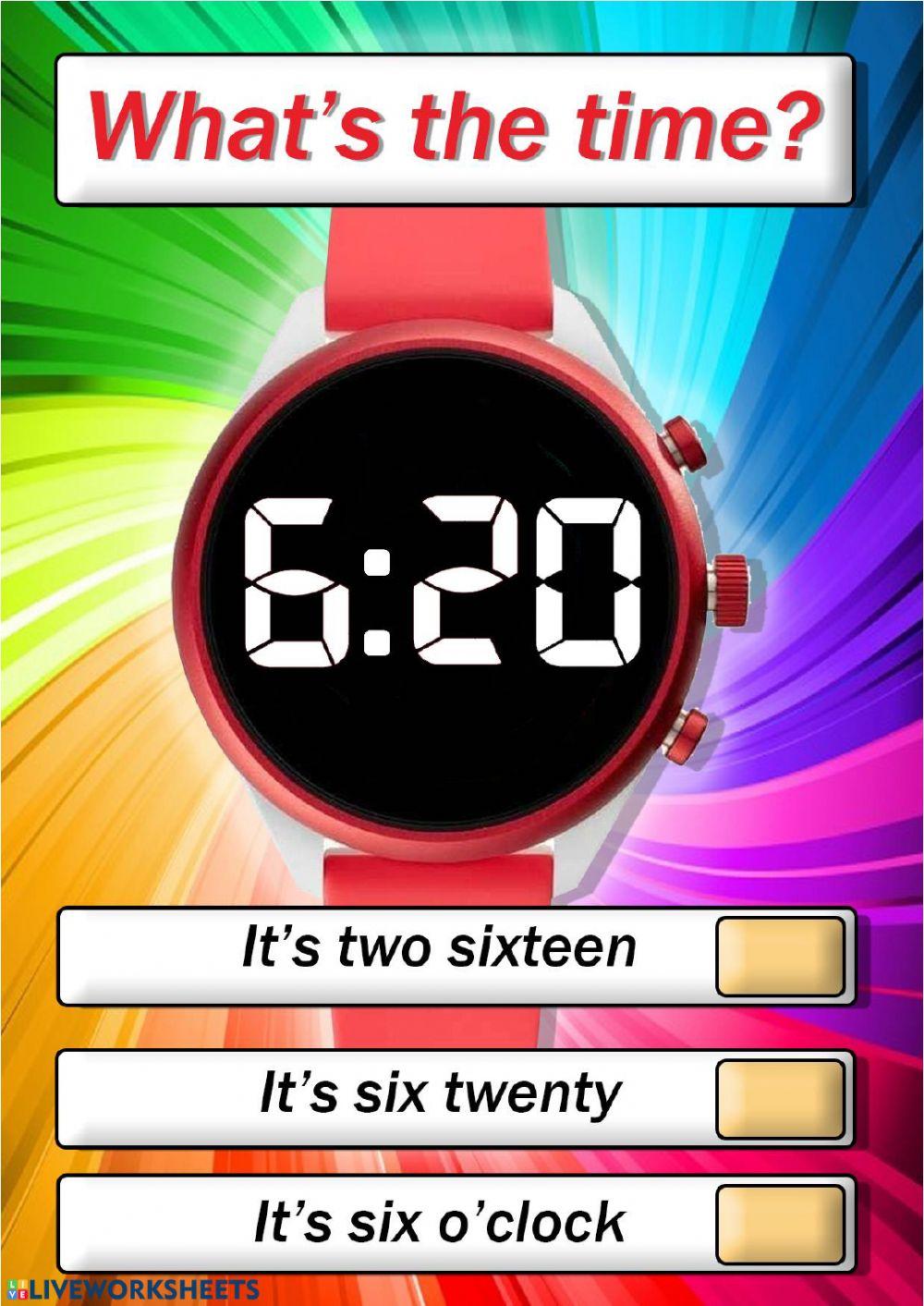 Digital watch - clock