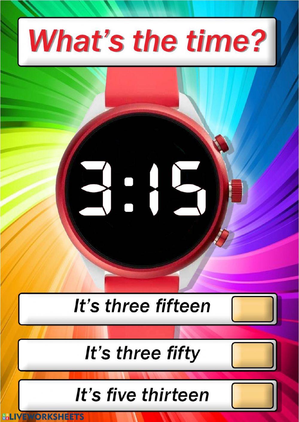 Digital watch - clock