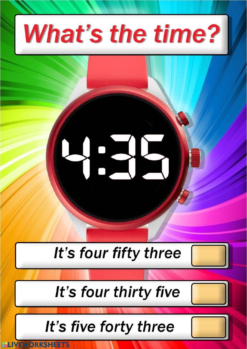 Digital watch - clock