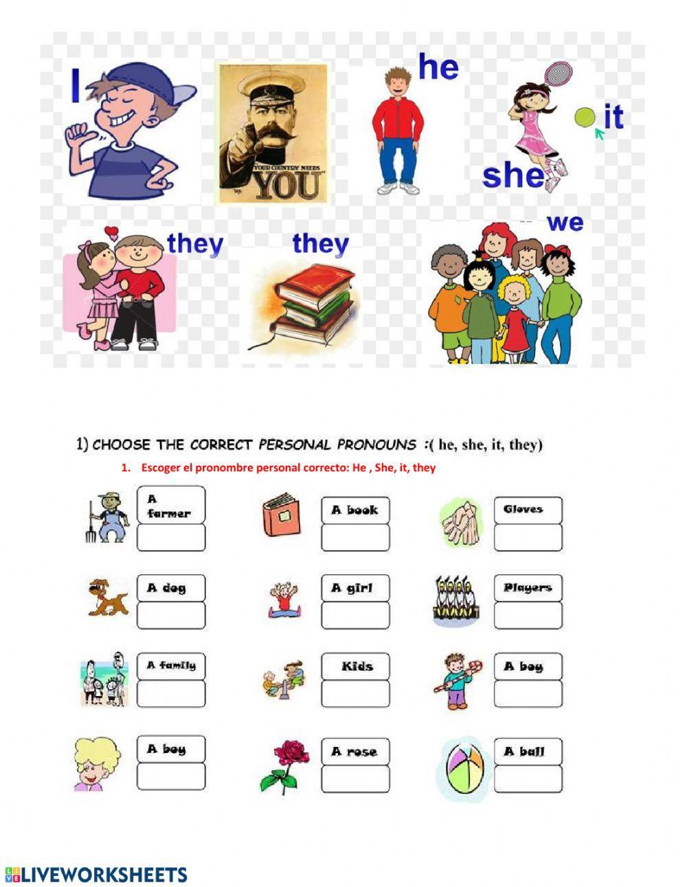 Subject Pronouns and Verb to be