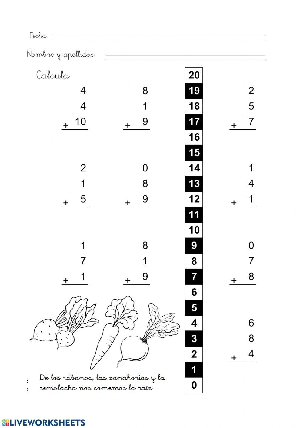 Suma de 3 cantidades