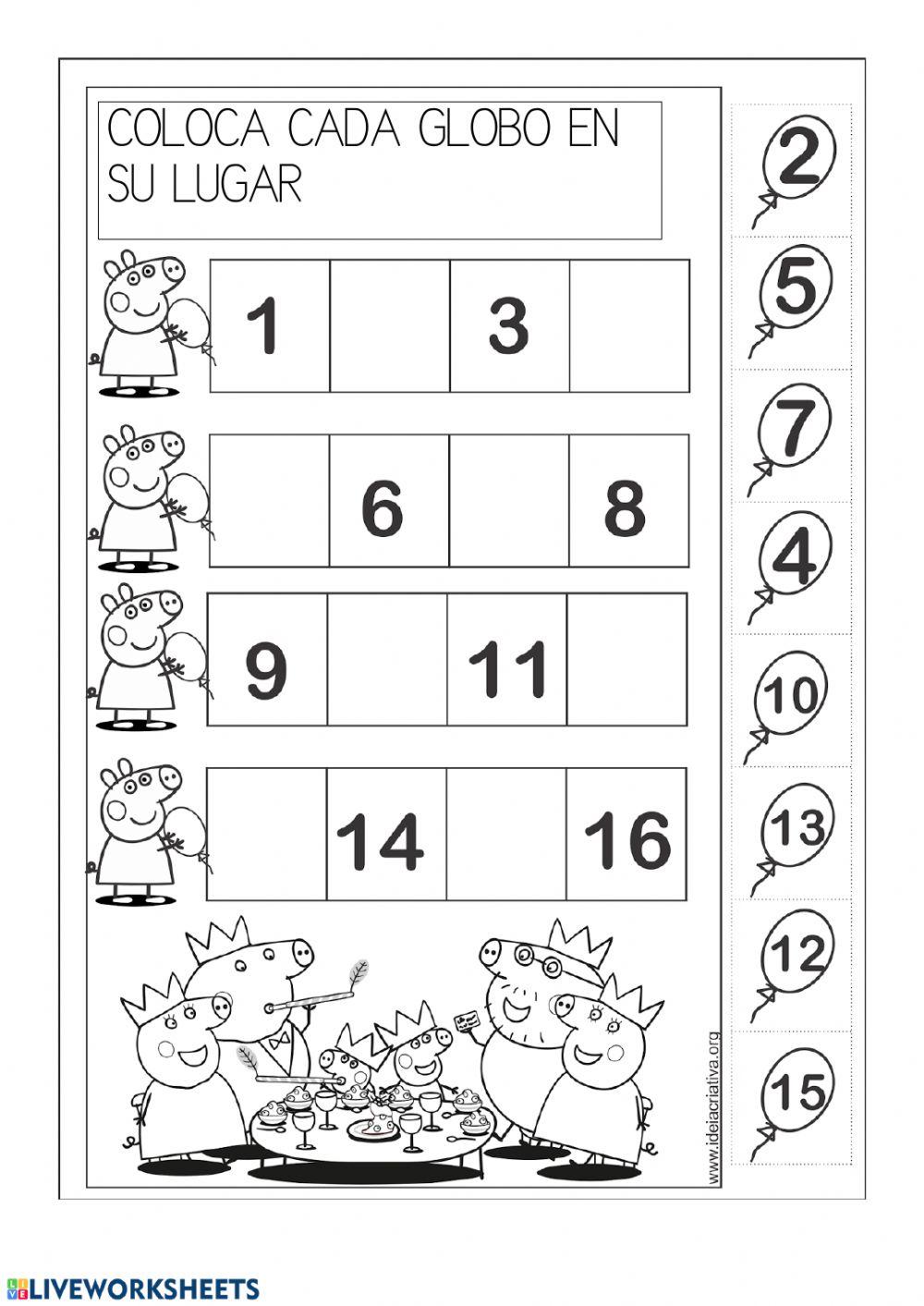 Secuencias de números