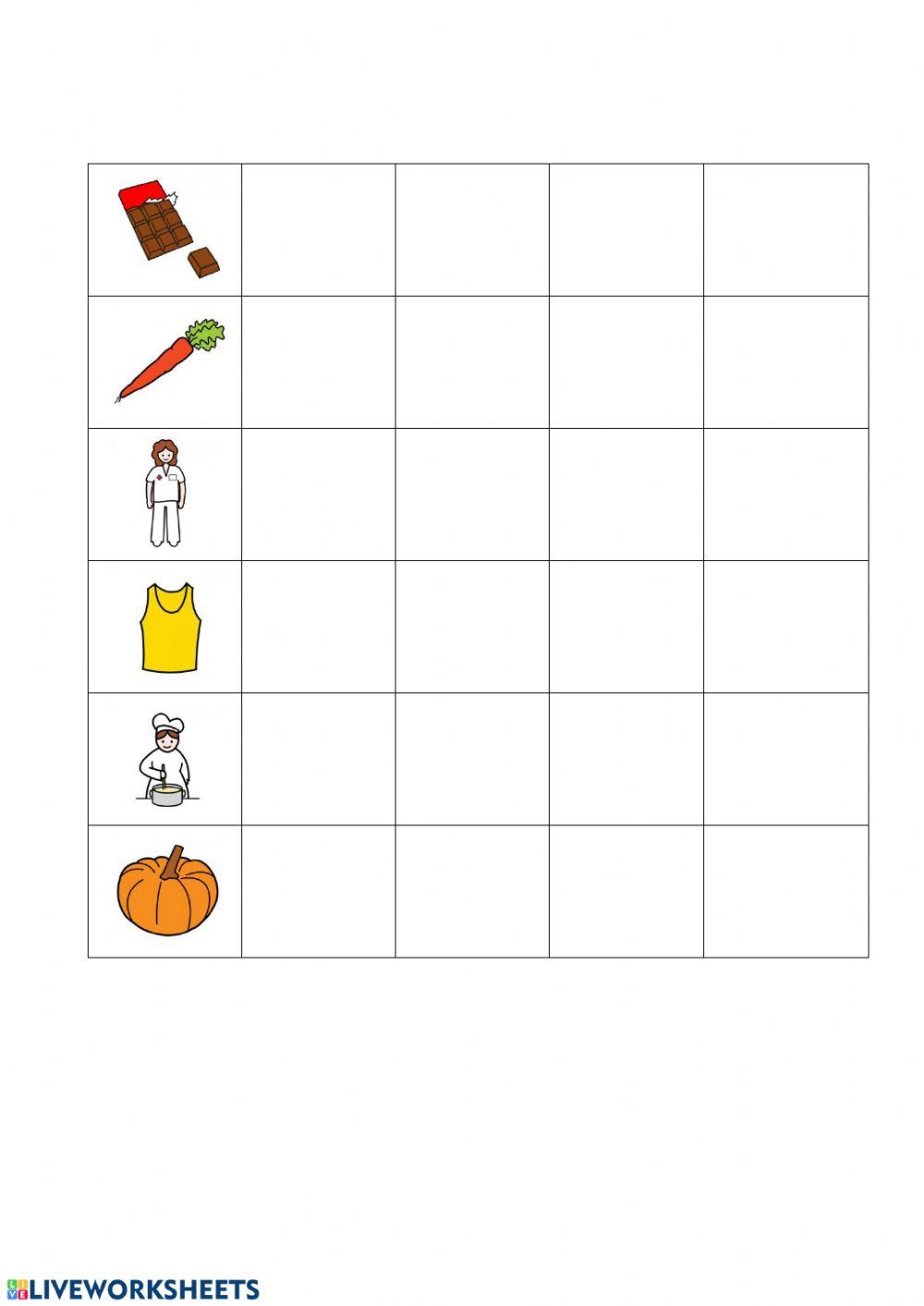 Completa las palabras