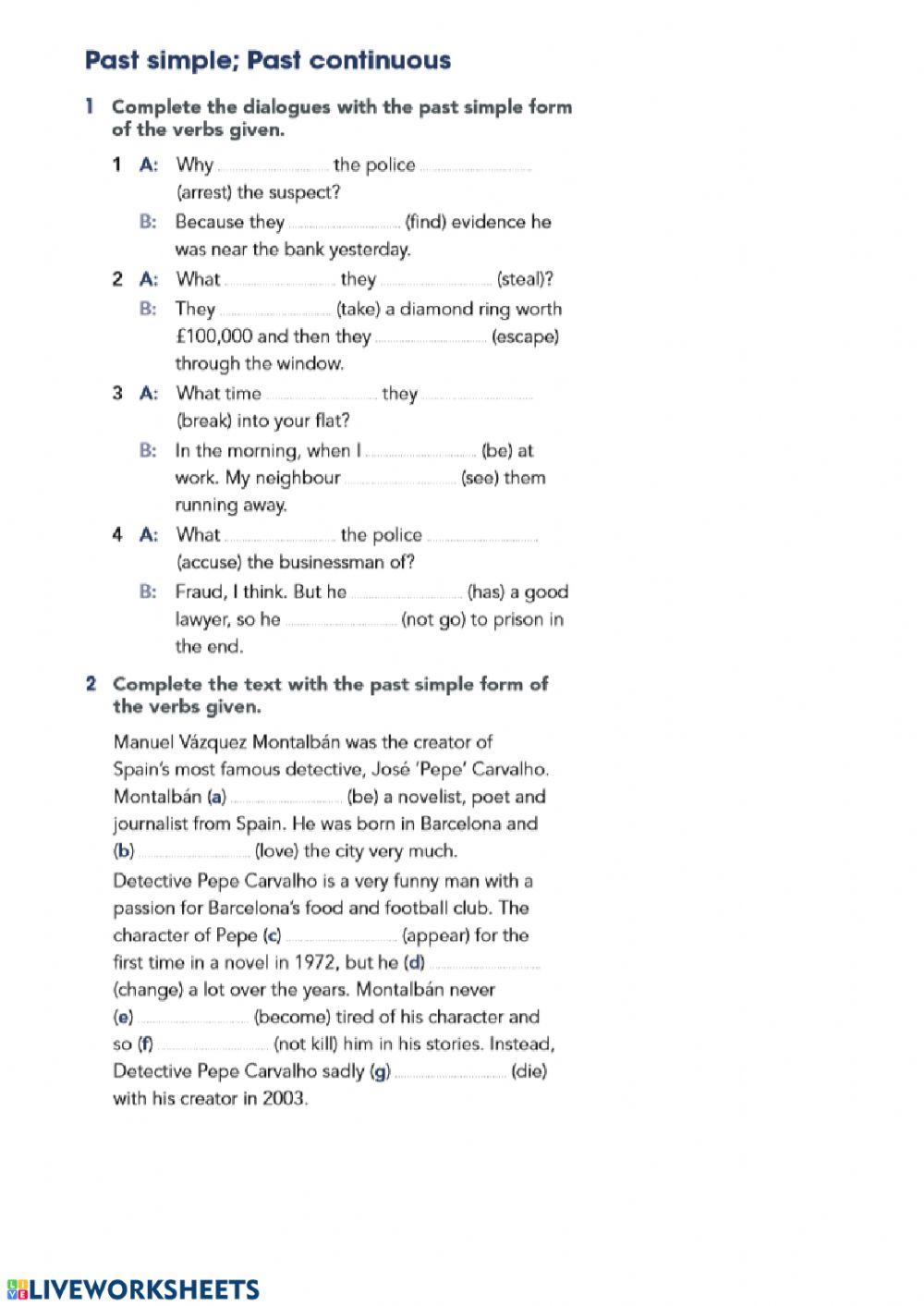 Extension worksheet Live Worksheets