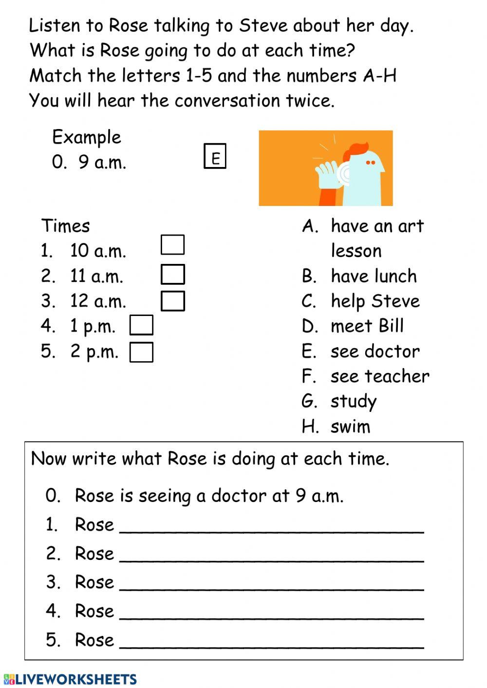 Present Continuous for plans