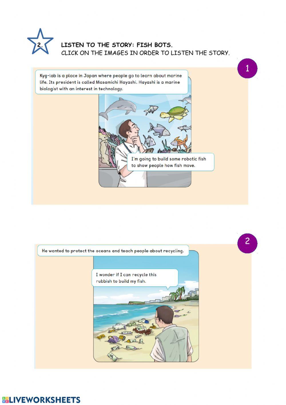 Reading and listening unit 8-Fishbots