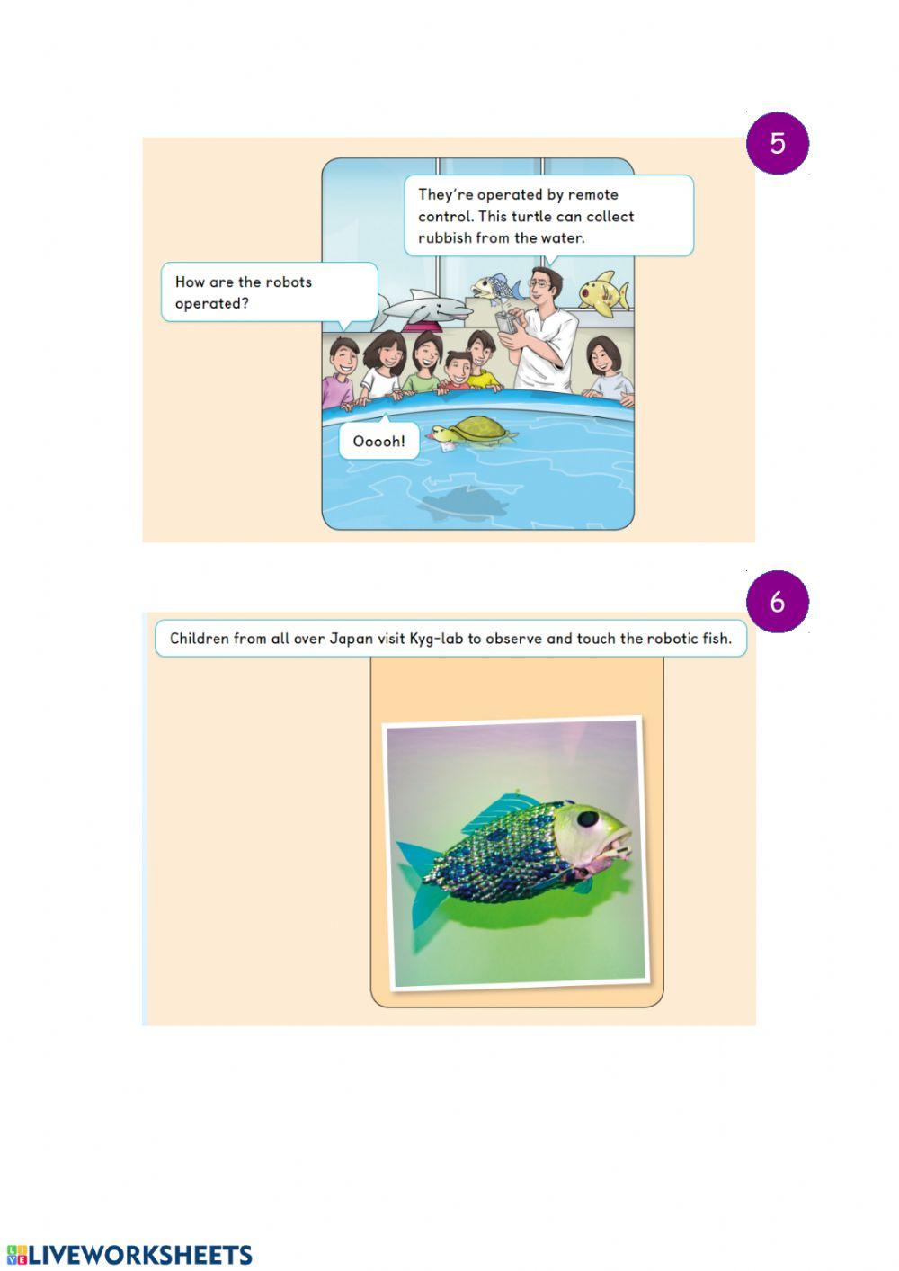 Reading and listening unit 8-Fishbots