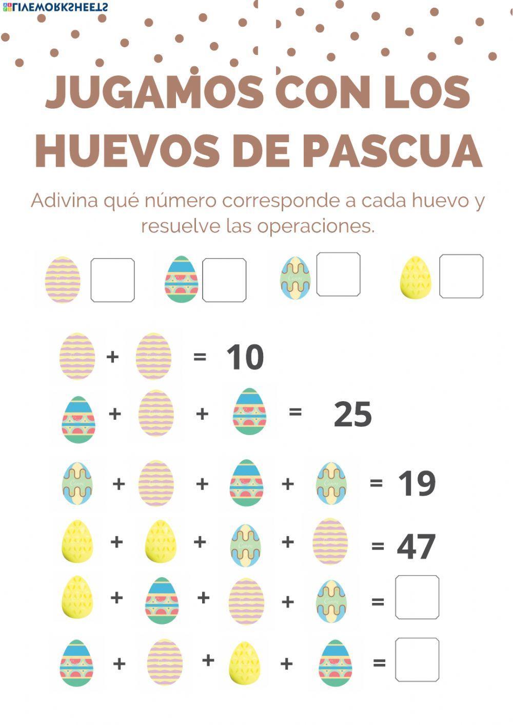 Juego Huevos de Pascua