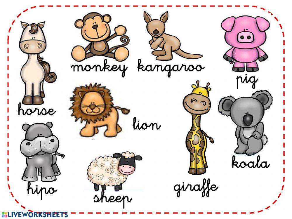Animals vocabulary listening Animals vocabulary listening