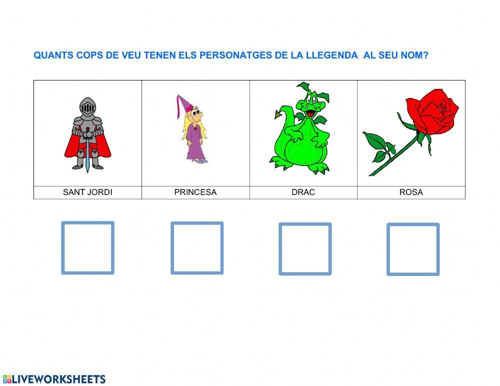 Cops de veu Sant Jordi