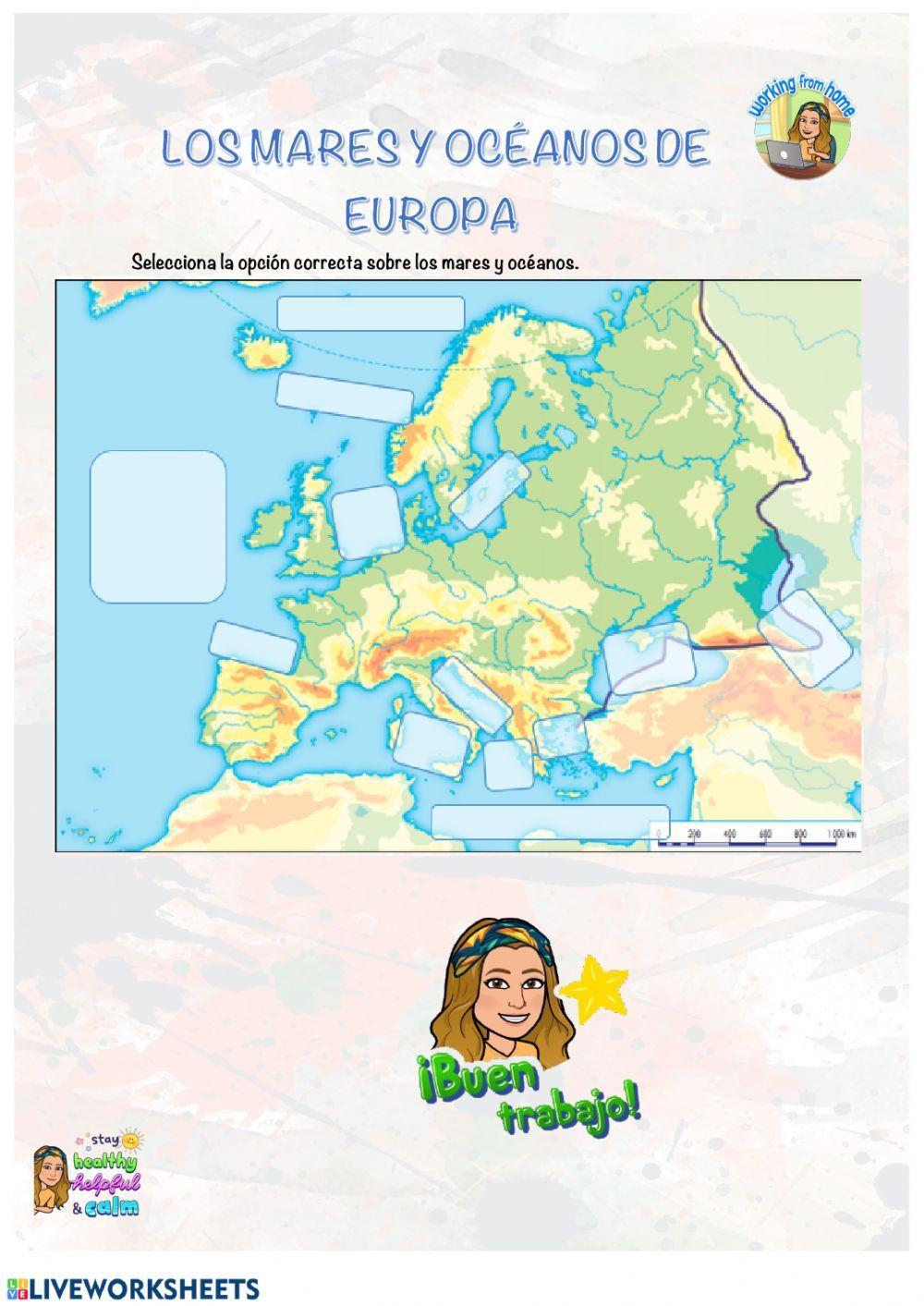 Sociales - Los mares y Océanos de Europa