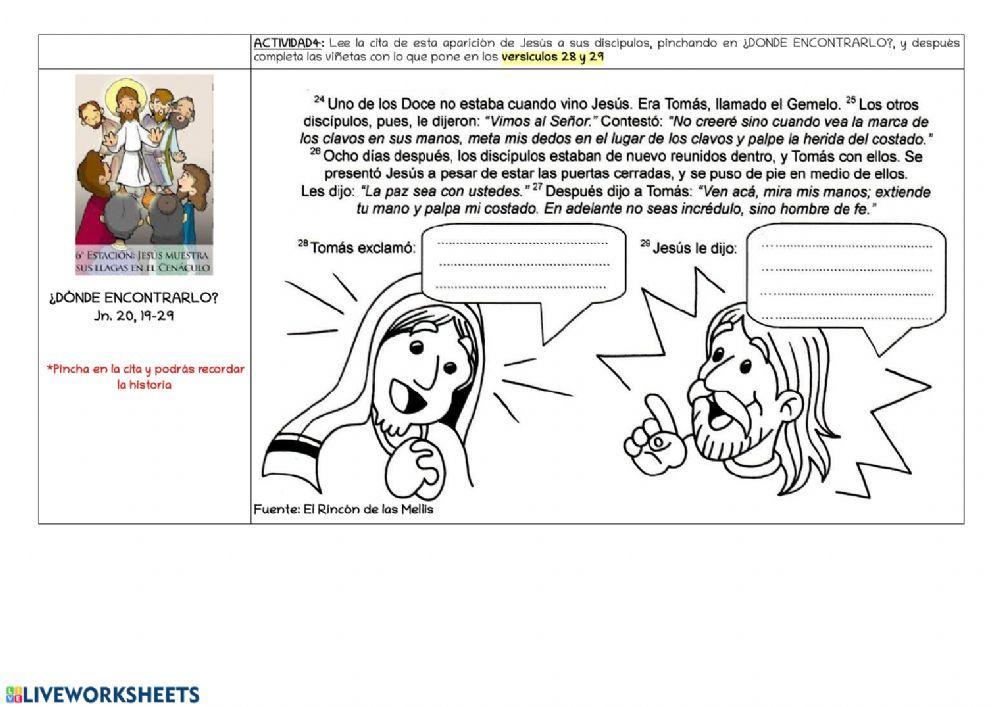 Apariciones de Jesús resucitado