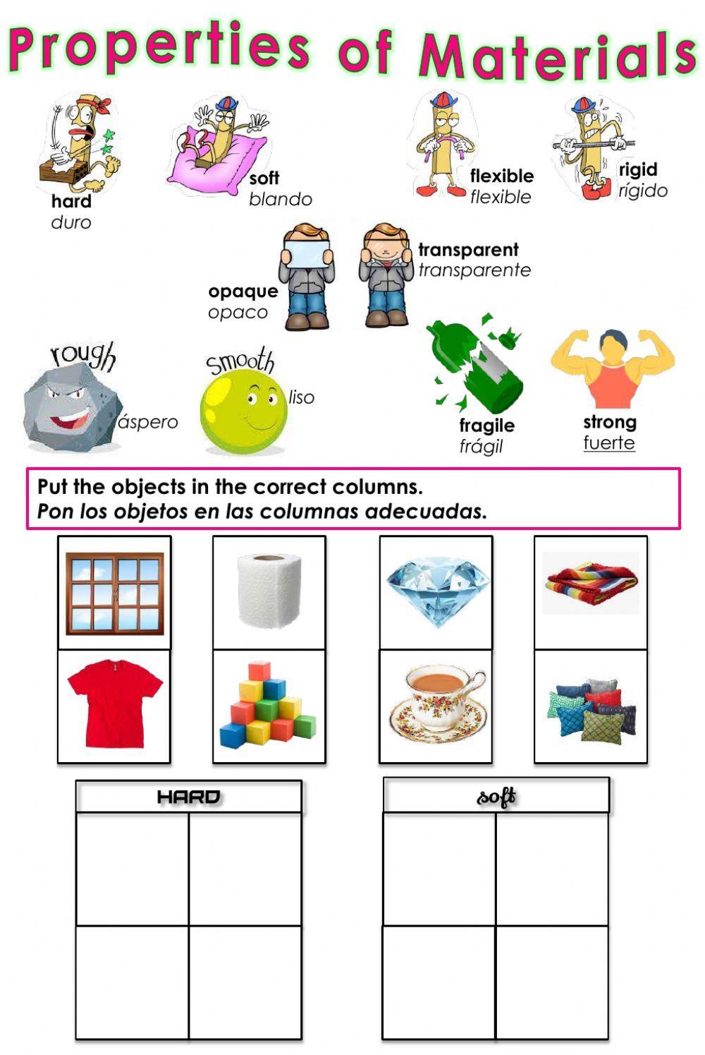 Properties of Materials - Hard or Soft?