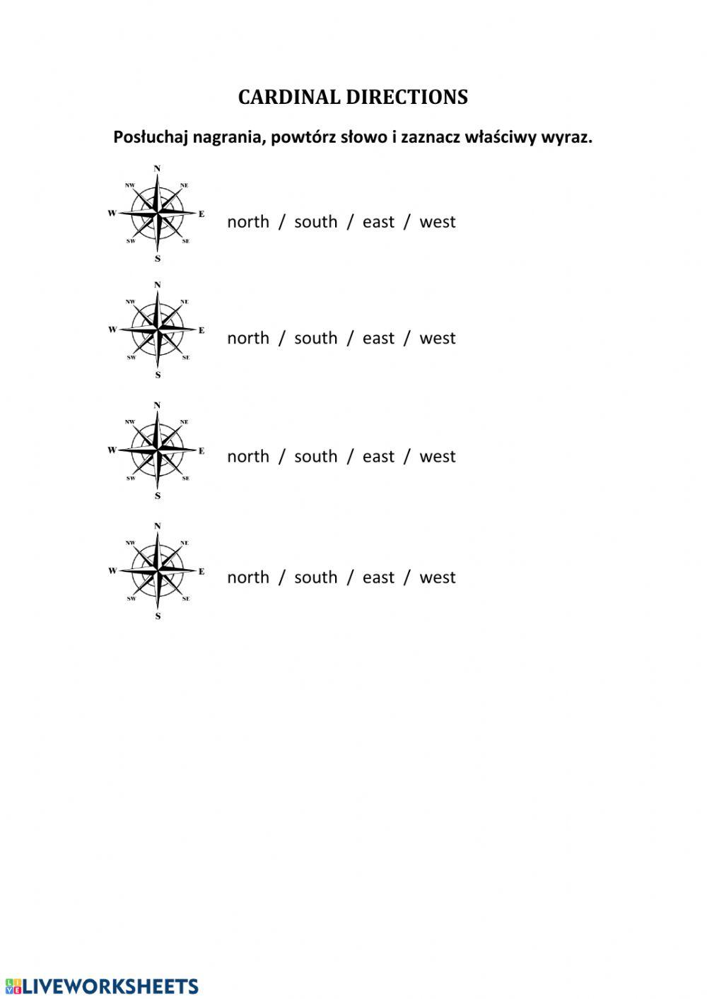 Cardinal directions