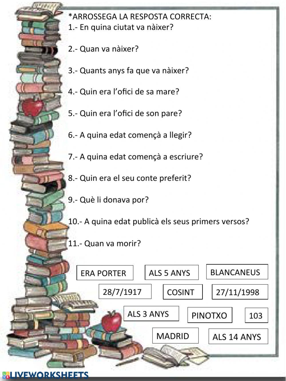 Taller gloria fuertes