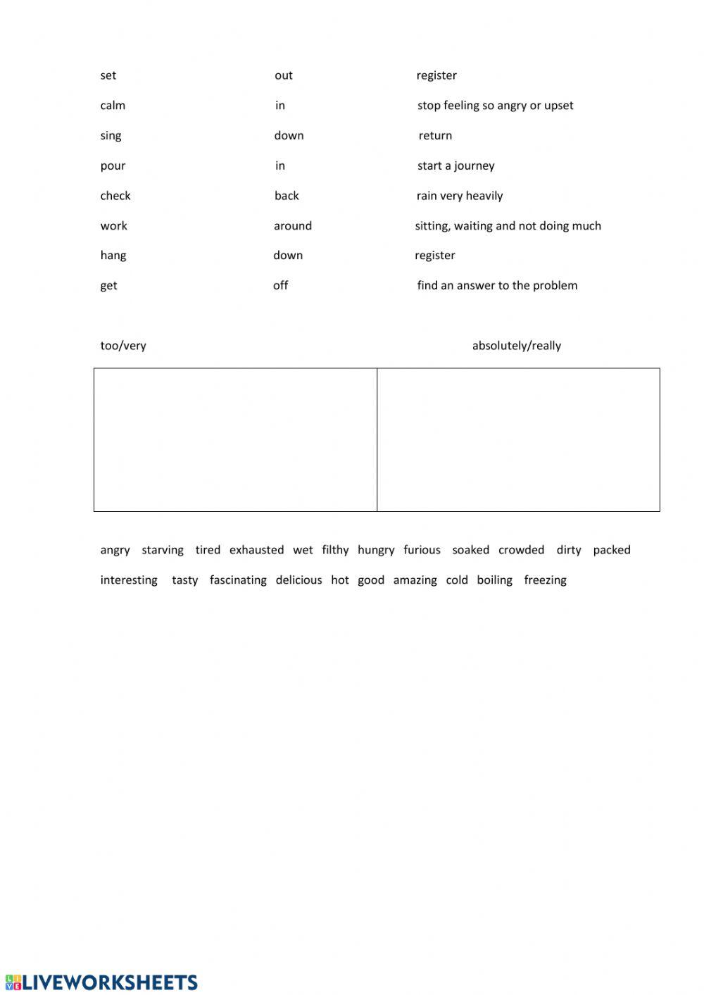 Outcomes unit 13 revision