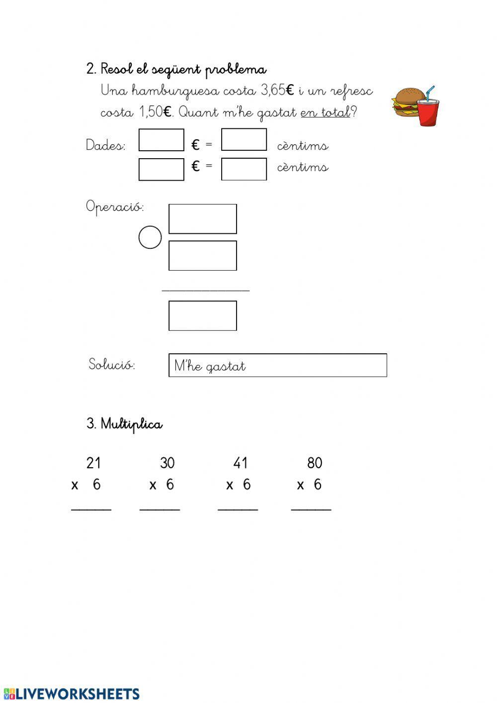 Diners i taula del 6