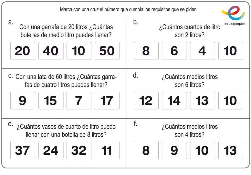 Medidas de capacidad