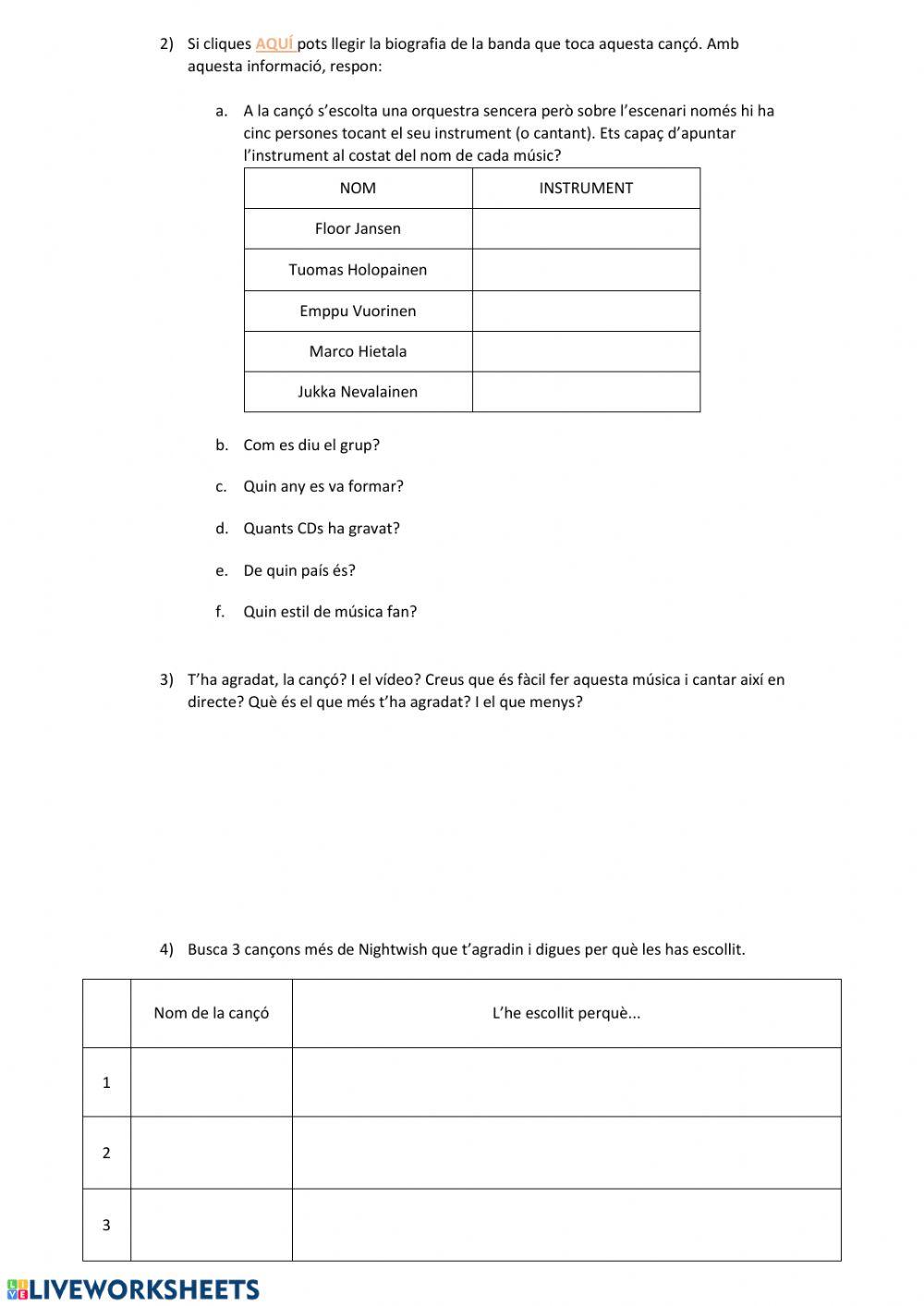 Ghost Love Score (Anàlisi de caçons)