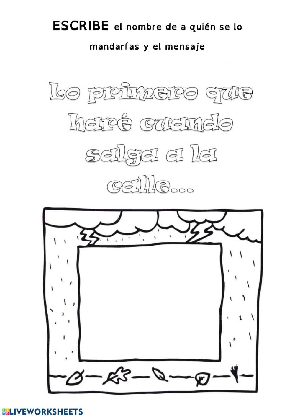 Expresión escrita coronavirus