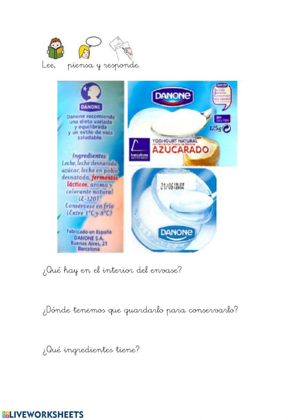 Comprensión de textos cotidianos