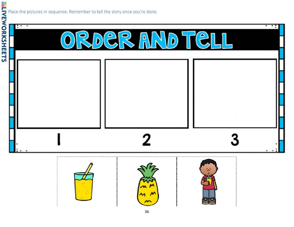 Sequencing, 3-step, Part 4