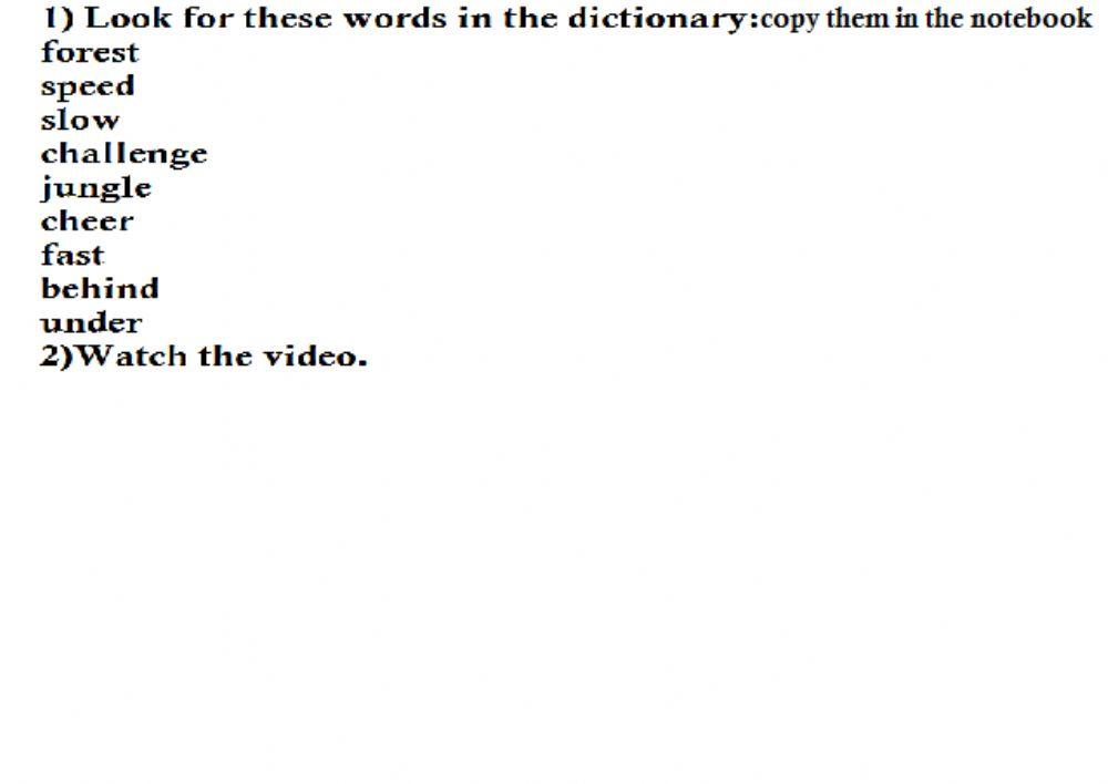 The hare and the tortoise