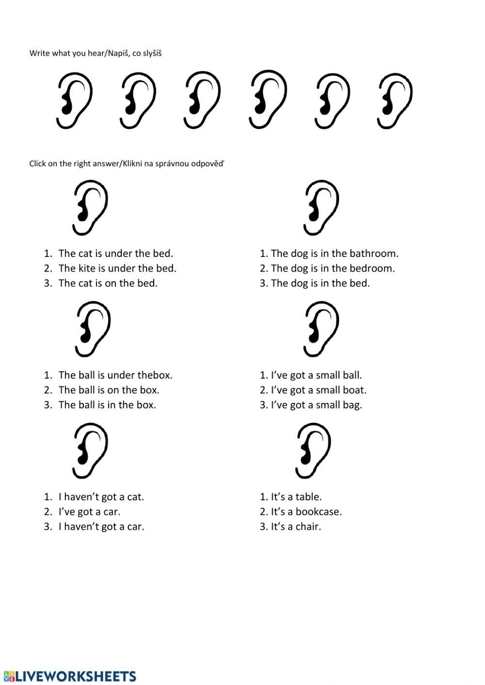 Happy Street 1 Unit 6 listening