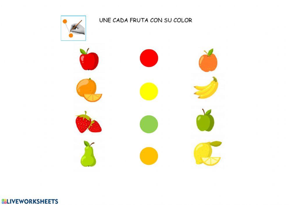 Colores de las frutas