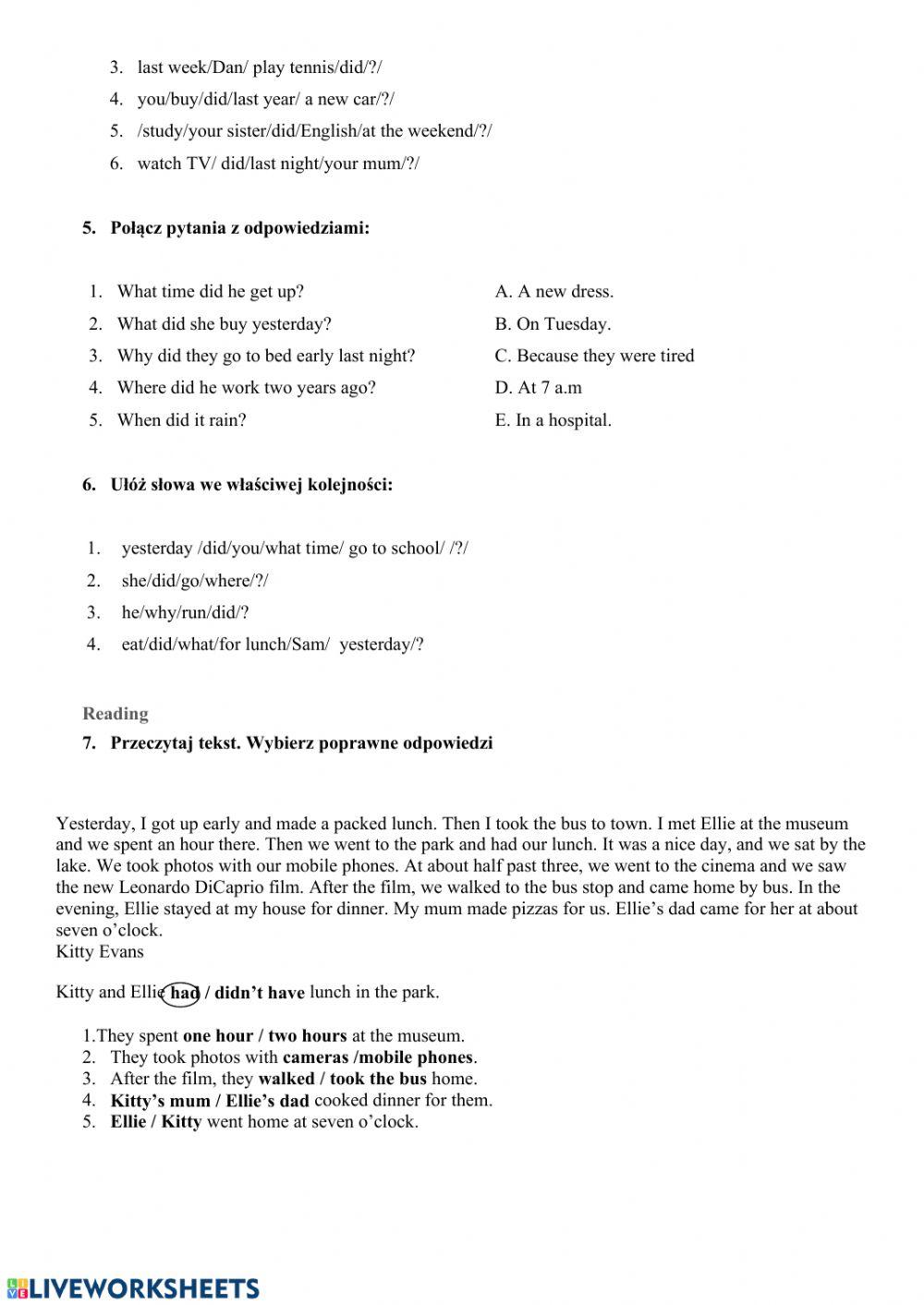 Team up plus 5 unit 5 test