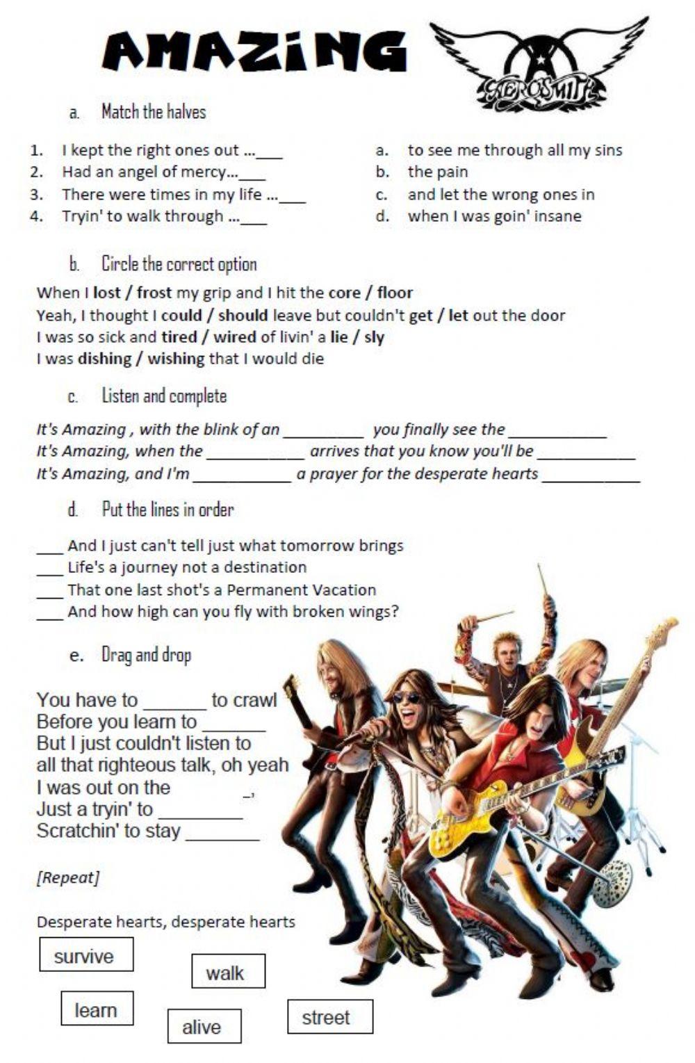 Aerosmith Amazing Song