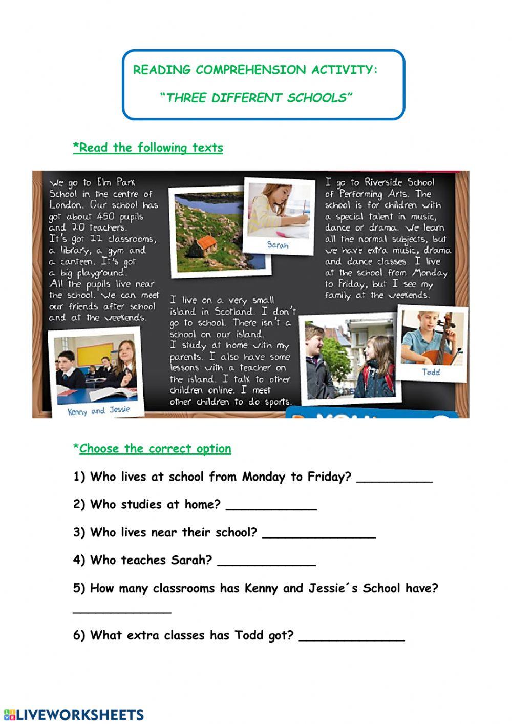 Three Different Schools