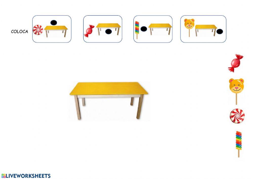 Posiciones en el espacio